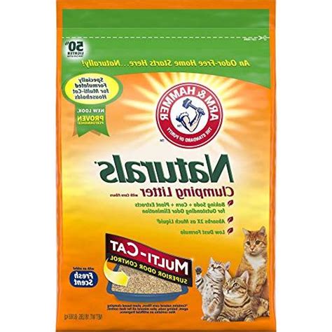 ARM & HAMMER Naturals Cat Litter, Multi-Cat, 18lb