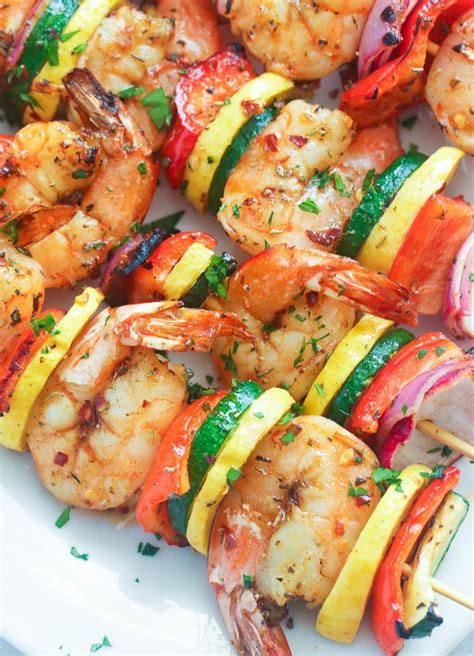 Grilled Shrimp Kabobs - Immaculate Bites | Grilled shrimp recipes ...