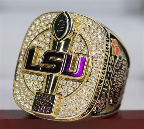 2019 2020 National Championship Ring - LSU Tigers NCAA ring 8-14S