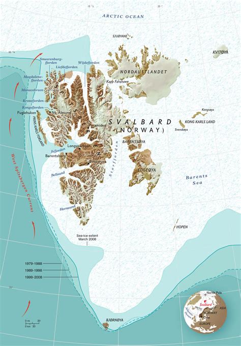 Svalbard Map - Svalbard