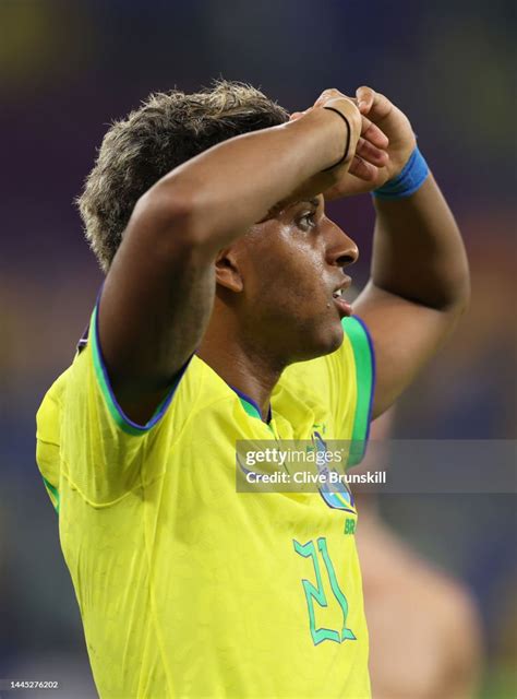 Rodrygo of Brazil during the FIFA World Cup Qatar 2022 Group G match ...