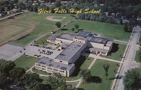 Glens Falls High School New York Postcard