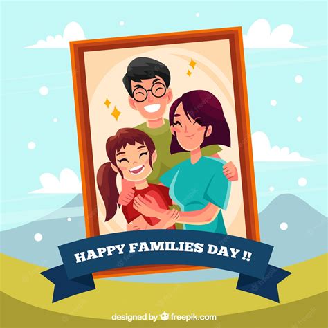 Free Vector | International family day background