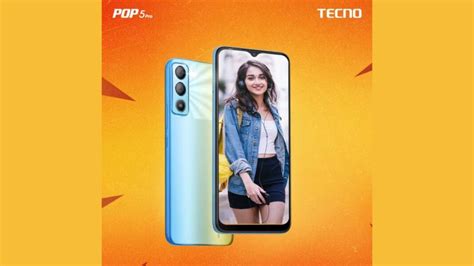 Tecno Pop 5 Pro launched in India with 6,000mAh battery