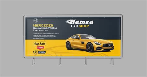 a car banner design by Md Al-Amin Khan on Dribbble