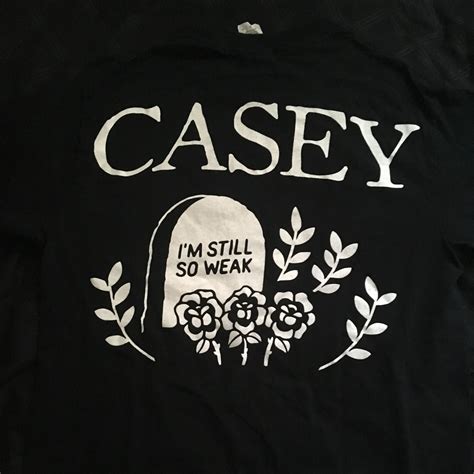 Casey band shirt. Small logo on the front and large... - Depop | Band shirts, Shirts, Band merch