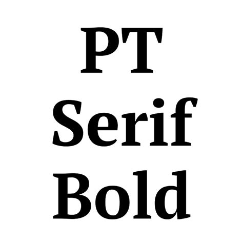 PT Serif Bold font - Free fonts on Creazilla | Creazilla