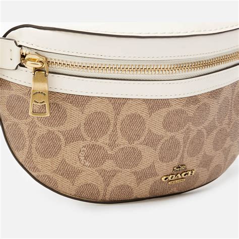 COACH Coated Canvas Signature Belt Bag - Lyst