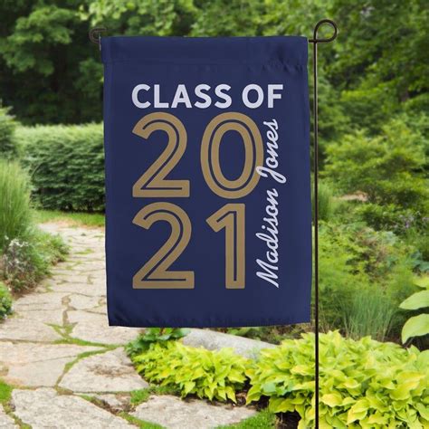 Graduating Class Of Personalized Garden Flag Graduation Flag | Etsy in ...