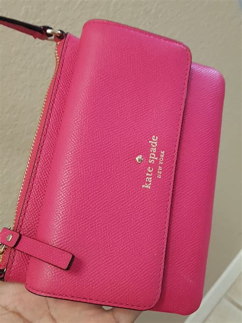 Sale Authentic Kate Spade mini Pink Leather Sling Shoulder bag, Women's Fashion, Bags & Wallets ...