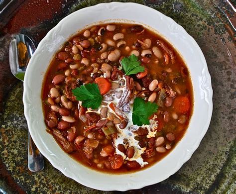 Mixed Bean and Smoked Ham Shank Soup | Relishing It