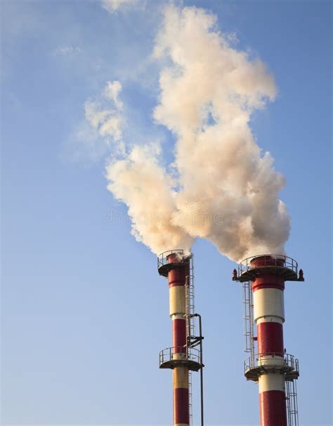 Air Pollution from Chemical Plant Stock Image - Image of energy, climate: 18195523