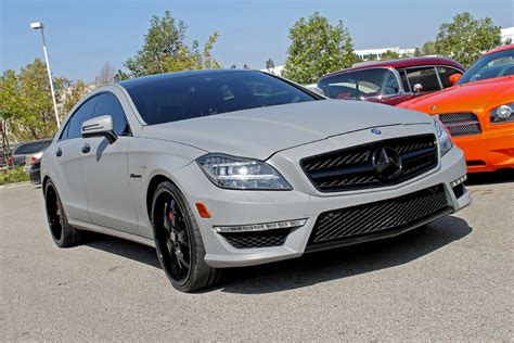 Mercedes CLS63 AMG Matte Dark Grey Wrap | Wrapfolio