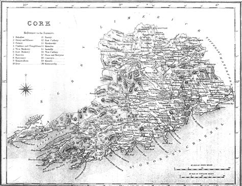 Cork County Map - Cork Ireland • mappery