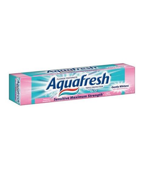 Aquafresh Sensitive Maximum Strength Fluoride Toothpaste 5.6 oz: Buy ...