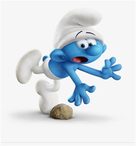 Smurfs Png - Smurfs The Lost Village Clumsy - 839x857 PNG Download - PNGkit