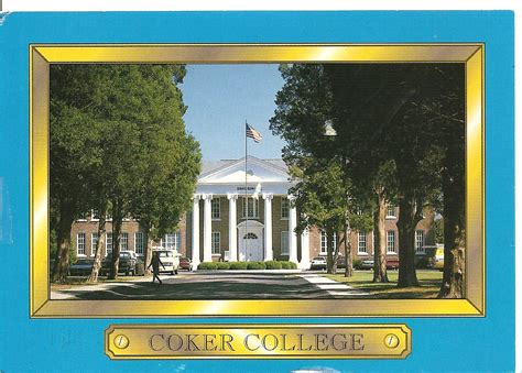 MY POSTCARD-PAGE: USA ~Coker College-Hartsville- South Carolina~