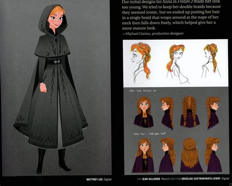 Frozen 2 Anna's outfits concept art, including new Arendelle Queen dress from final - YouLoveIt.com