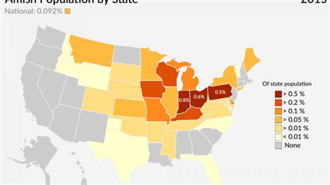 Amish In Usa Map - Guenna Holly-Anne