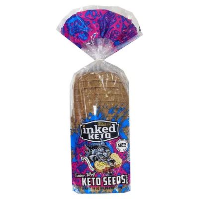 Inked Keto Timber Wolf Keto Seeds Bread 18 oz. - Sam's Club