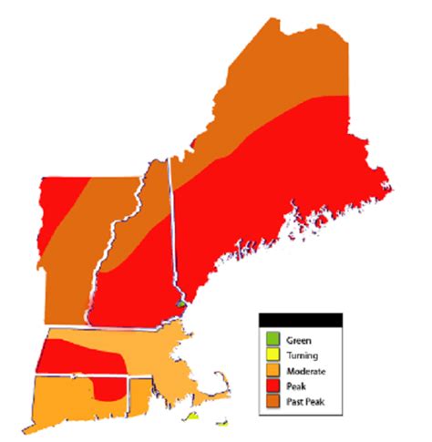 New England Fall Foliage Report and Foliage Map | New england fall foliage, New england fall ...