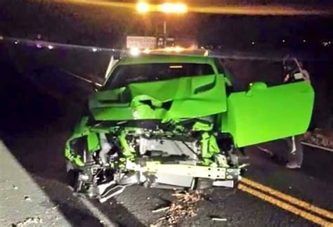 Dodge Challenger SRT Hellcat Crashes in Colorado - GTspirit