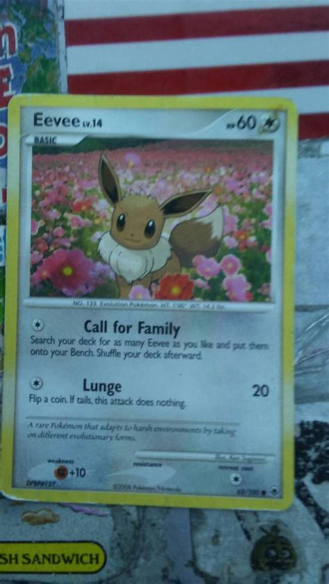 Eevee Pokemon Card by HellShark1999 on DeviantArt