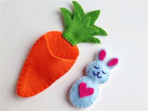 Adorable Sleepy Bunny Felt Craft for Easter