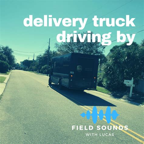UPS Truck on Brick Road | Field Sounds With Lucas