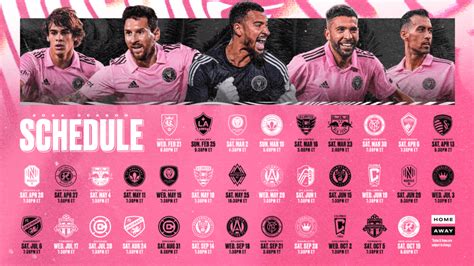 Inter Miami CF 2024 MLS Regular Season Schedule Unveiled | Inter Miami CF