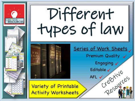 Types of law | Teaching Resources