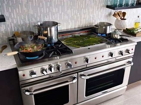 Our 60" Culinarian (open burner gas range) in action | Kitchen stove design, Major kitchen ...