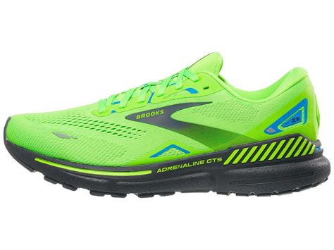 Brooks Adrenaline GTS 23 Men's Shoes Green/Grey/Blue | Running Warehouse