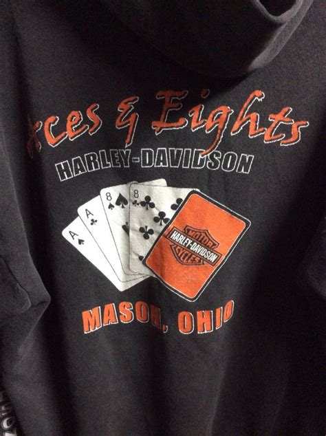 Lee – Harley Davidson – Zip-up – Hoodie – Aces & Eights – Mason, Ohio ...