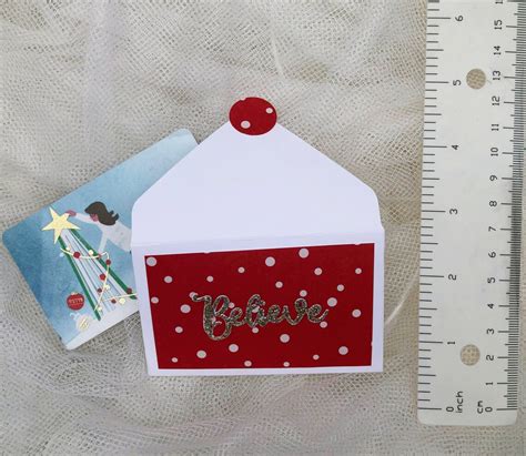 Christmas Holiday Gift Card Envelopes 2 Set 2 Xmas Gift Card - Etsy