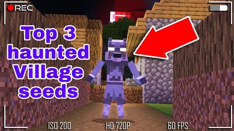 Top 3 haunted village seeds in Minecraft pe | haunted village seeds ...