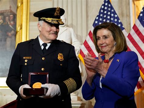 Police who defended US Capitol during January 6 attack honoured ...