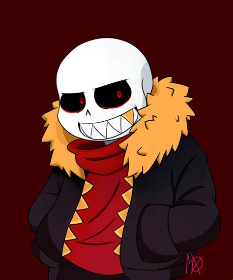 Sans Fell by mogemot on DeviantArt