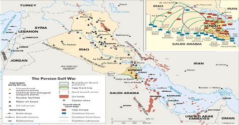 The Persian Gulf War [1027x843] : MapPorn