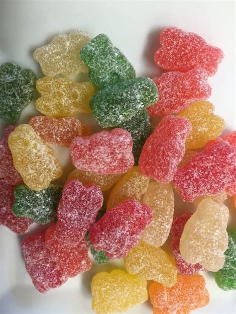 Sour Assorted Fruit Gummi Bears by Albanese - Zimmerman's Nuts and Candies