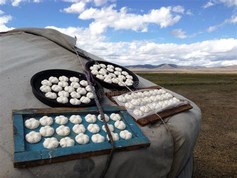 Aaruul Drying at an Traditional Yurt Stock Image - Image of asia, yurt ...