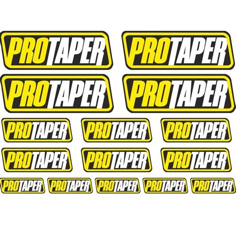 Pro Taper Decal Sheet Sticker Graphic Set Logo Adhesive Aufkleber ...