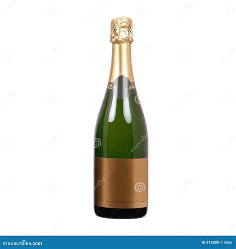 Champagne bottle stock photo. Image of product, label, blond - 818808