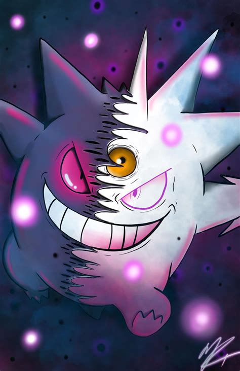 I recently practiced drawing Gengar from reference. I decided to try some other fun things o ...