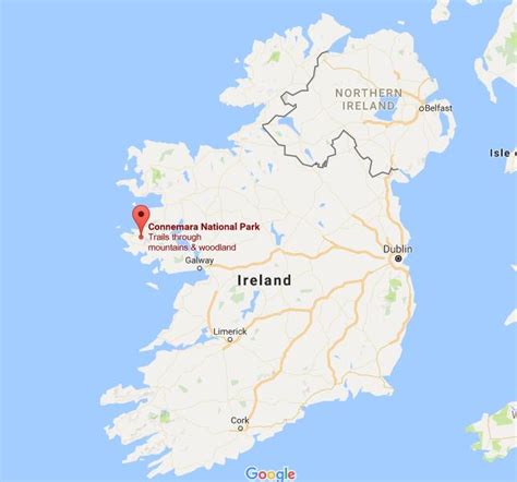 Where is Connemara on map Ireland