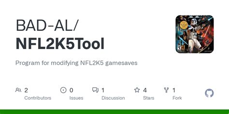 GitHub - BAD-AL/NFL2K5Tool: Program for modifying NFL2K5 gamesaves