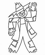 Free Printable Scarecrow Coloring Pages For Kids sketch template