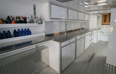 Moduline race trailer cabinets - Moduline