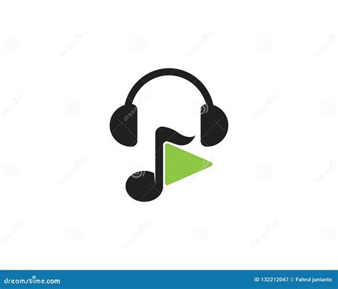 Play Music Icon Logo Vector Stock Vector - Illustration of colorful, line: 132212047