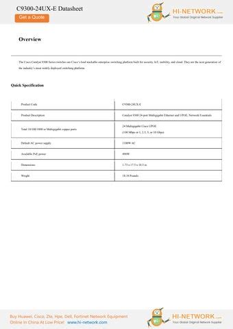 cisco-c9300-24ux-e-datasheet.pdf by Hi-Network - Issuu